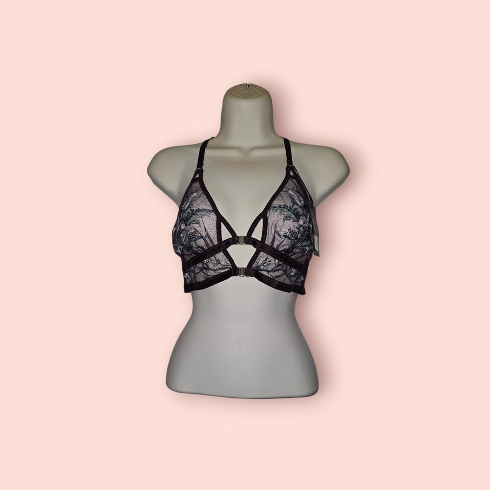 Thistle and Spire Cirsi Lace Bralette Soft Stretchy Strappy Intimate Top XS/S
